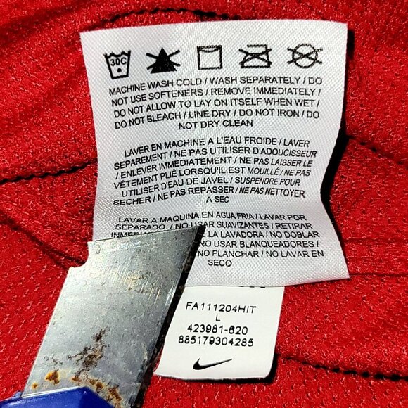 Henry Arsenal 2011 2012 Long Sleeve Soccer Jersey Shirt L SKU# 423981-620 - Picture 8 of 9